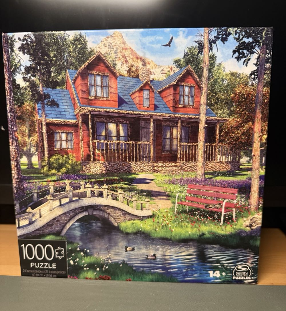 Pine Cabin Home - Cardinal puzzle collectible [Barcode 778988336205] - Main Image 3