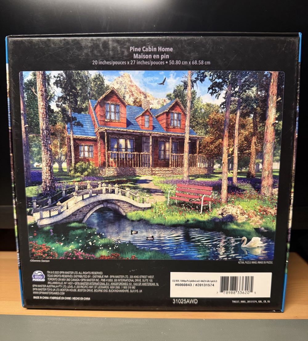 Pine Cabin Home - Cardinal puzzle collectible [Barcode 778988336205] - Main Image 4