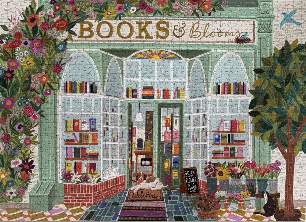 Books & Blooms - Werkshoppe puzzle collectible [Barcode 810052903828] - Main Image 2