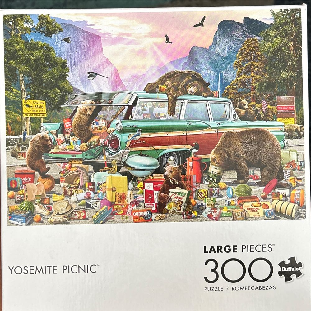 Coming Soon-Yosemite Picnic  - Buffalo Games 🇺🇸 puzzle collectible [Barcode 079346225118] - Main Image 2