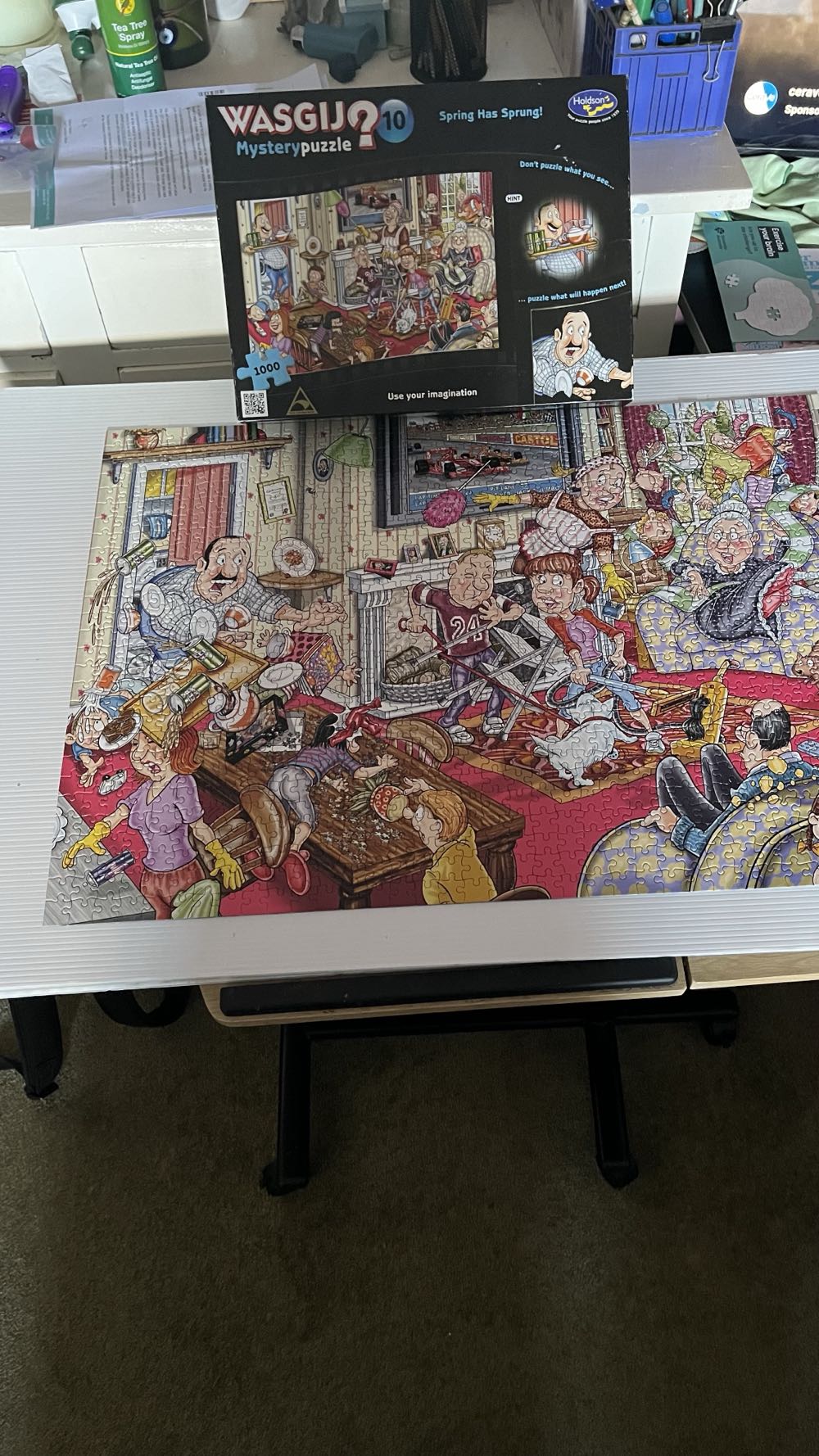 Mystery 10 Mystery Spring Has Sprung Wasgij? Gf Health Sprung! Pce Pc Graham Field - Holdson puzzle collectible [Barcode 9414131095339] - Main Image 2