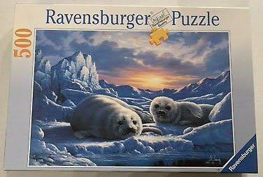 Seal Pups in Eternal Ice - Ravensburger puzzle collectible - Main Image 2