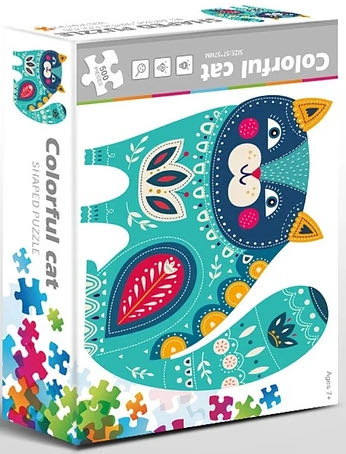Colourful Cat - Pinshidai puzzle collectible [Barcode 6909847774003] - Main Image 2
