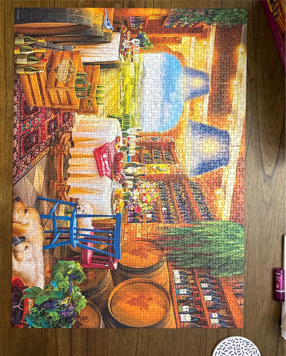 Winery - EuroGraphics puzzle collectible [Barcode 628136258463] - Main Image 2