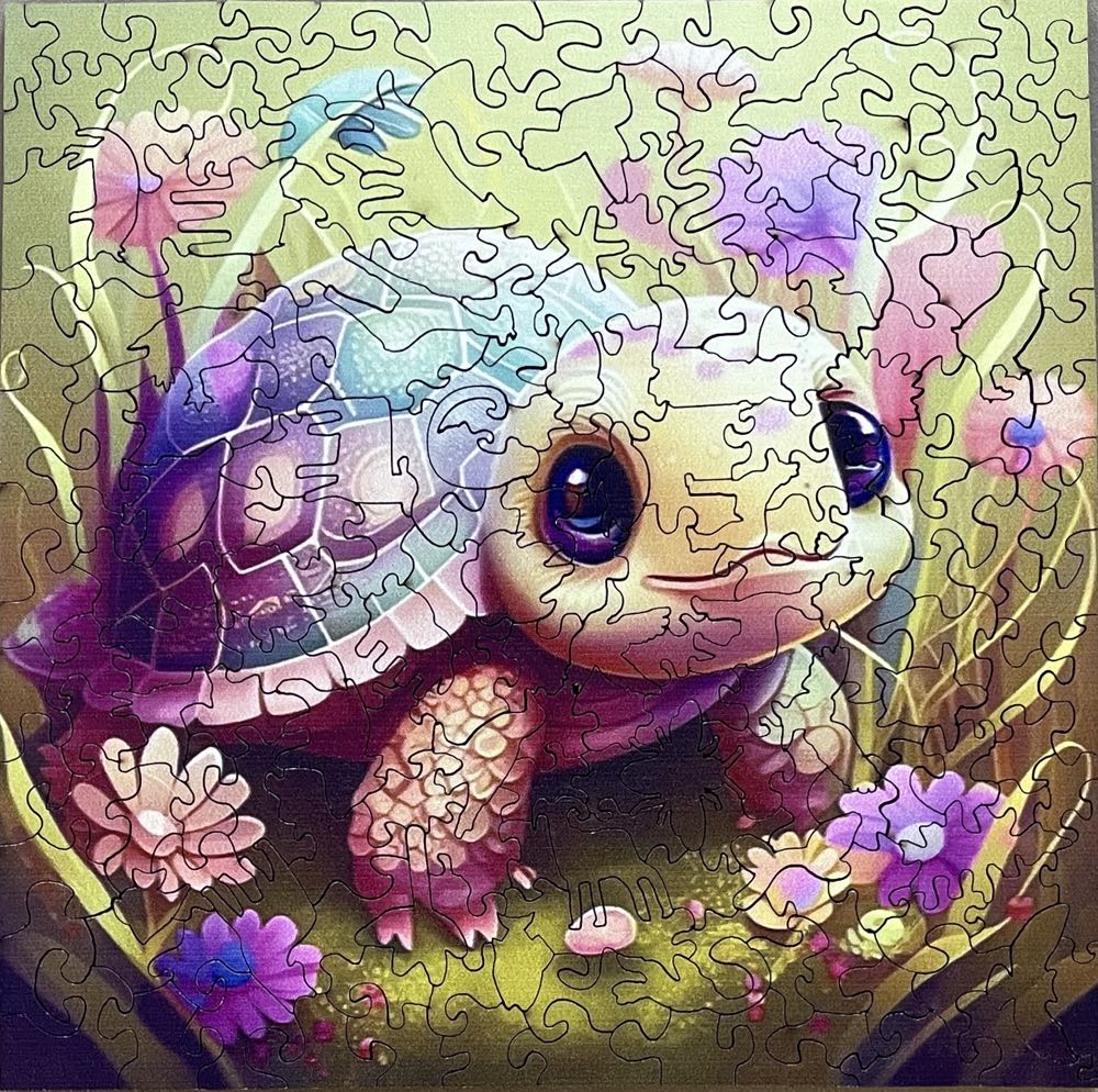 Beautiful Turtle Wooden Puzzle - Temu puzzle collectible - Main Image 2