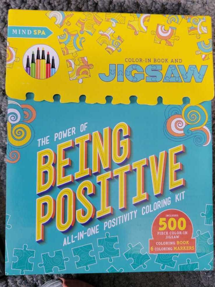 The Power Of Being Positive  - Igloo Books puzzle collectible [Barcode 9781801086769] - Main Image 2