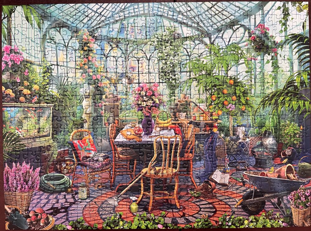 Greenhouse Morning - Ravensburger 🇩🇪 puzzle collectible [Barcode 4005556148325] - Main Image 3