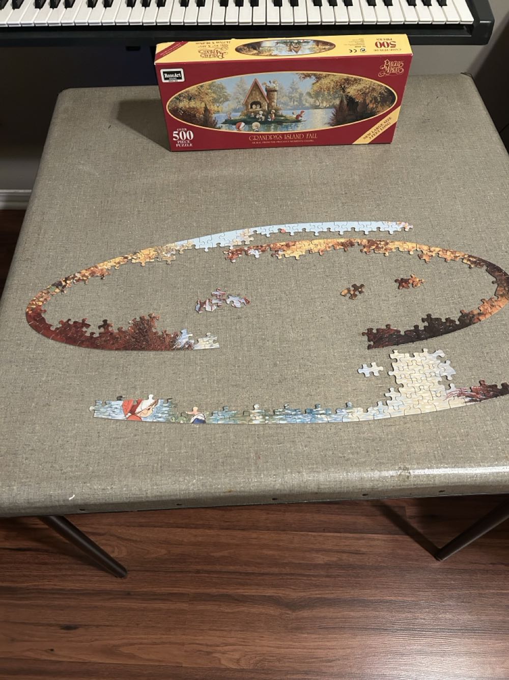 Grandpa’s Island Fall - Rose Art 🇺🇸 puzzle collectible [Barcode 072348970208] - Main Image 3