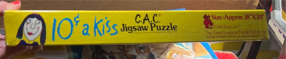 10 Cents A Kiss - Great American Puzzle Factory puzzle collectible - Main Image 2