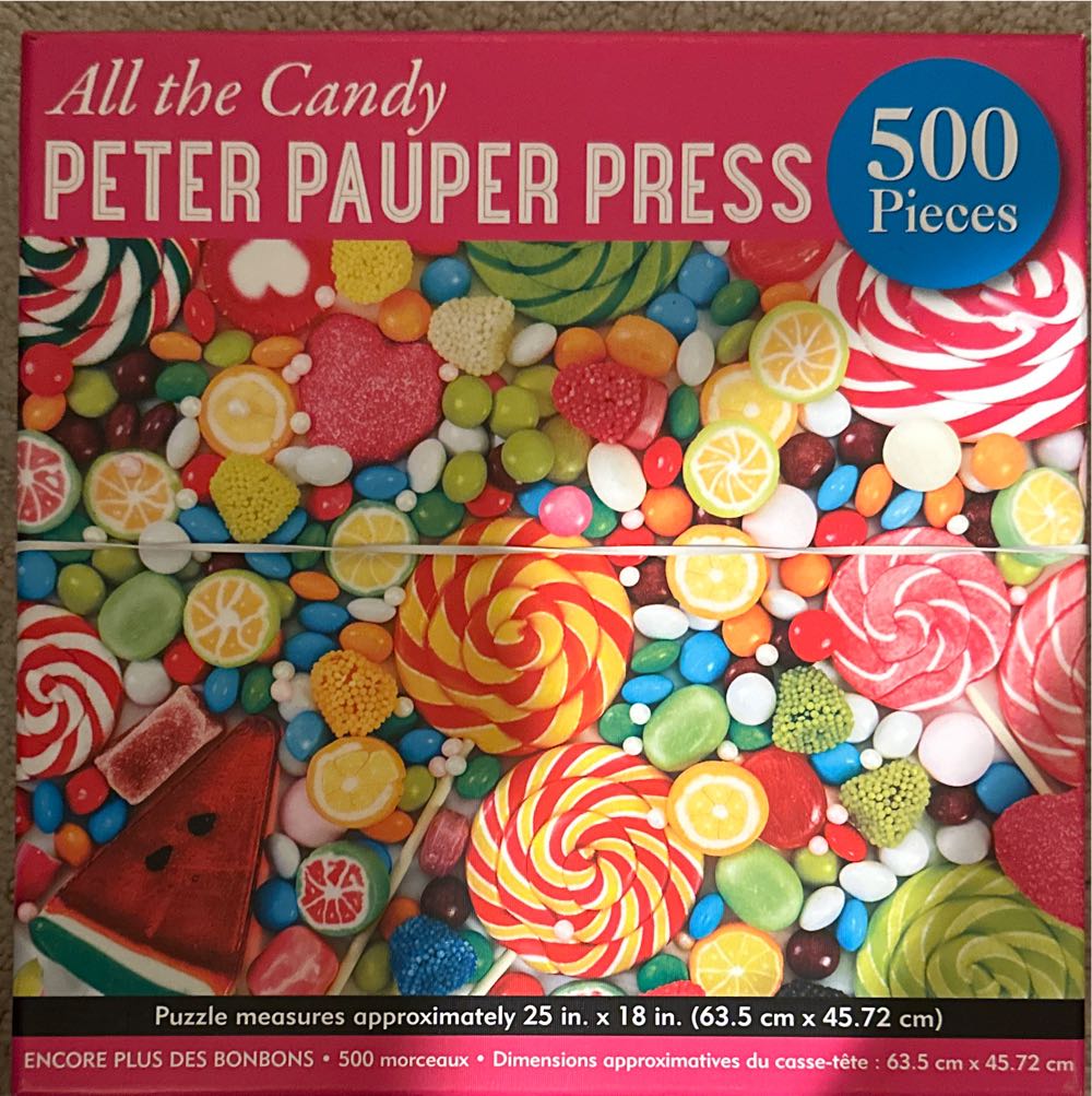All the Candy - Peter Pauper Press puzzle collectible [Barcode 9781441337566] - Main Image 2