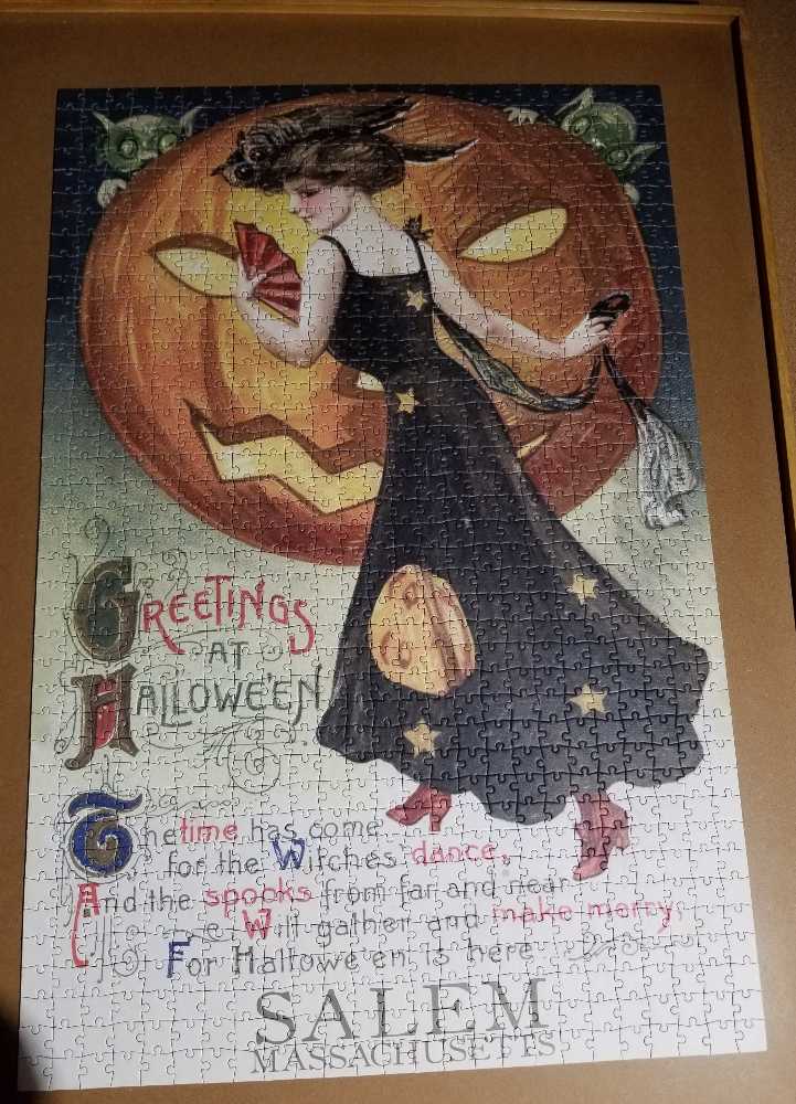 Salem, Massachusetts Vintage - Lantern Press puzzle collectible - Main Image 3