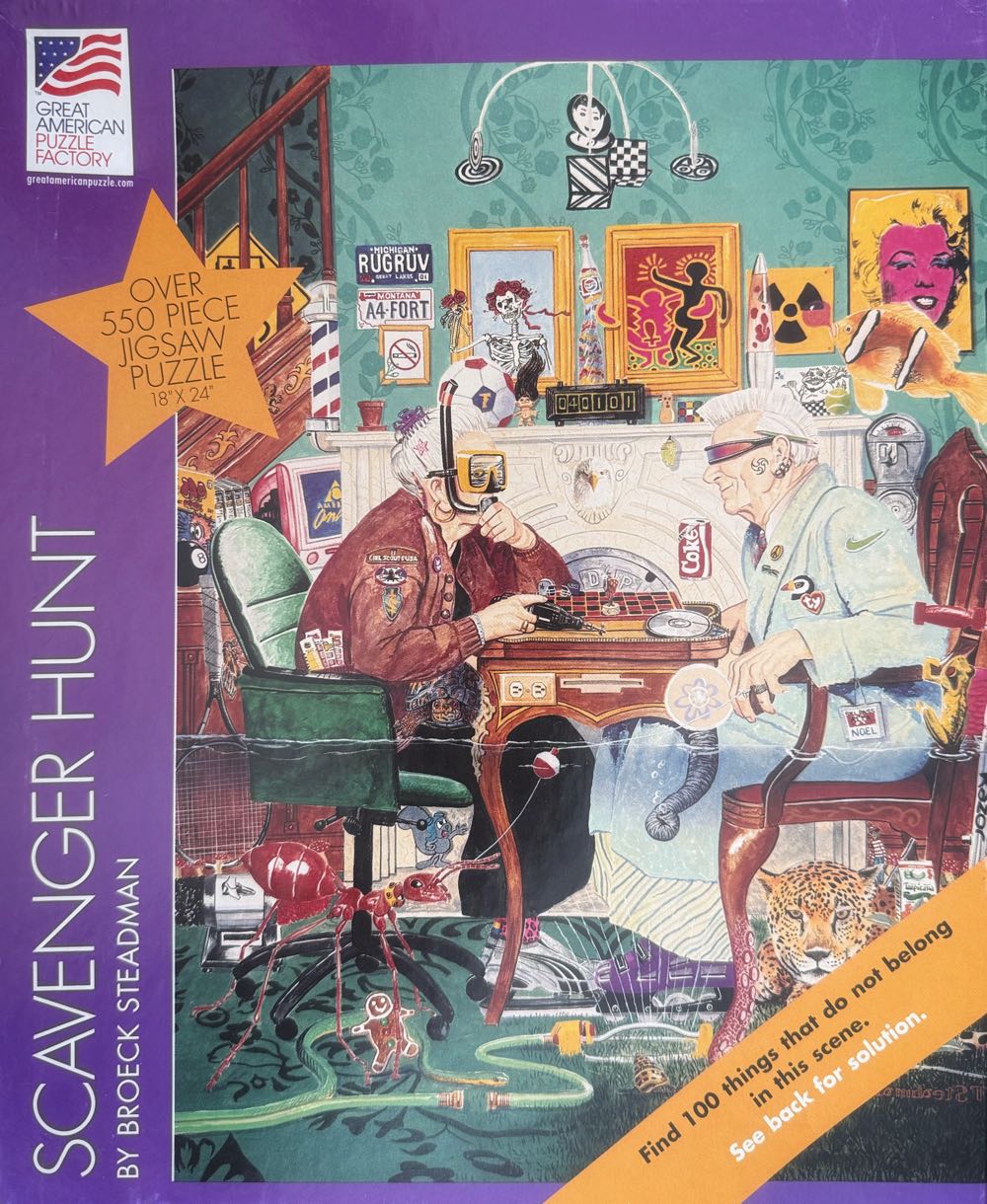 Scavenger Hunt - Great American Puzzle Factory puzzle collectible - Main Image 2