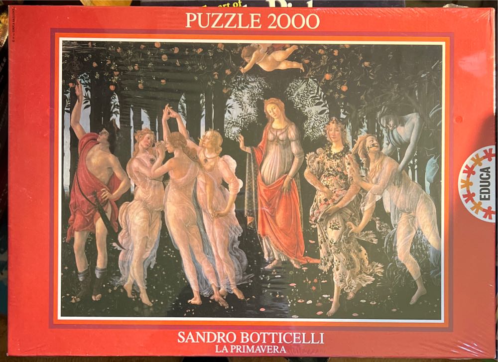 New Educa Sandro Botticelli La Primavera Piece Art Puzzle Factory Sealed - Educa 🇪🇸 puzzle collectible [Barcode 8411349079435] - Main Image 2