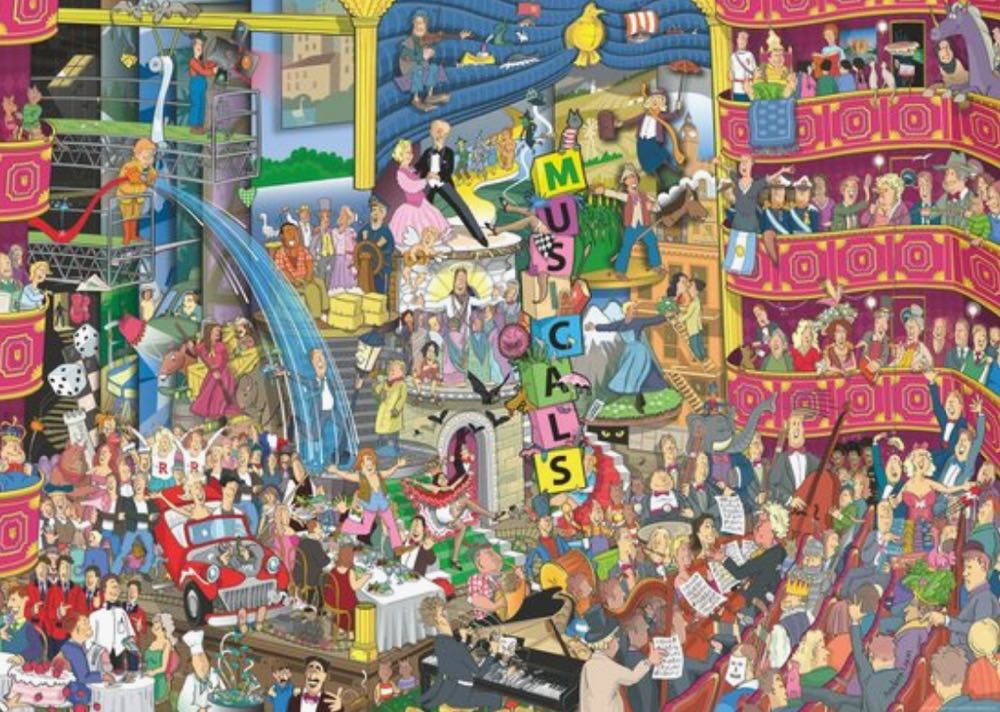Best Of Musicals - Heye Puzzle puzzle collectible [Barcode 4001689300449] - Main Image 2