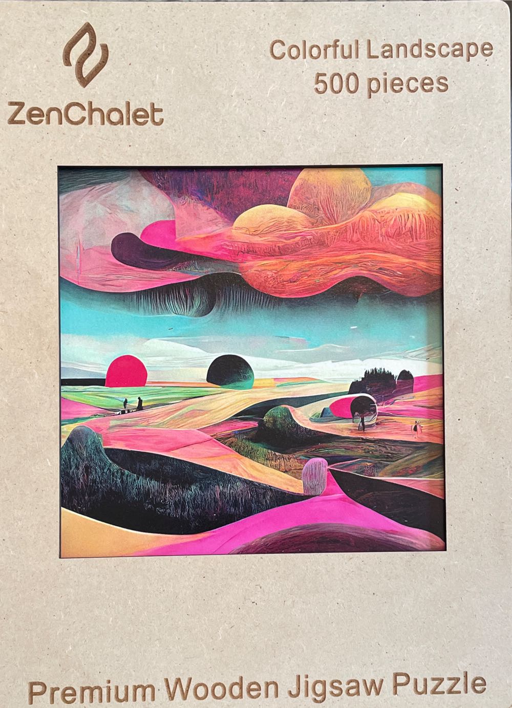 Colorful Landscape - Zen Chalet puzzle collectible [Barcode 850043982173] - Main Image 3