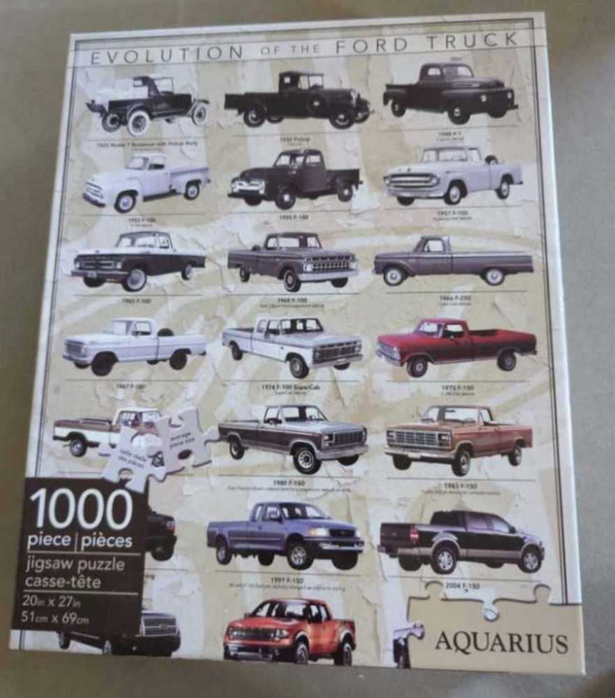 Evolution Of The Ford Truck (24BC-0001) - Aquarius 🇺🇲 puzzle collectible [Barcode 840391101500] - Main Image 3