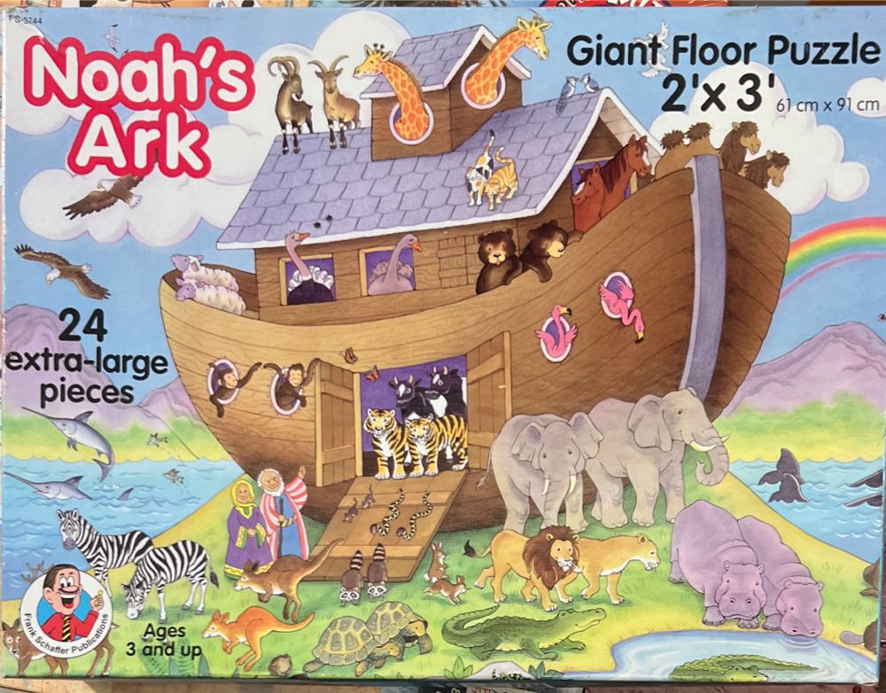 Noah’s Ark Floor Puzzle - A Frank Schaffer Publication puzzle collectible [Barcode 017257037444] - Main Image 2