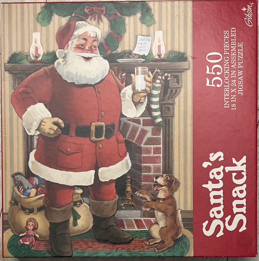 Santa’s Snack - Gibson puzzle collectible [Barcode 084172181453] - Main Image 2