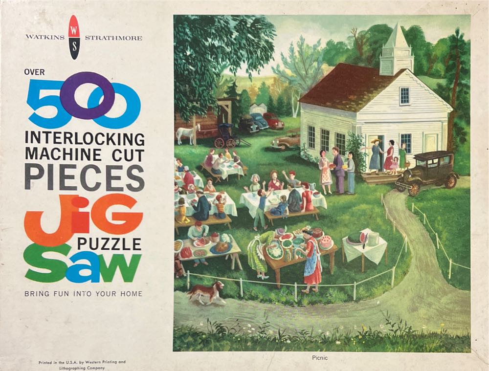 Picnic - Watkins Strathmore puzzle collectible - Main Image 1