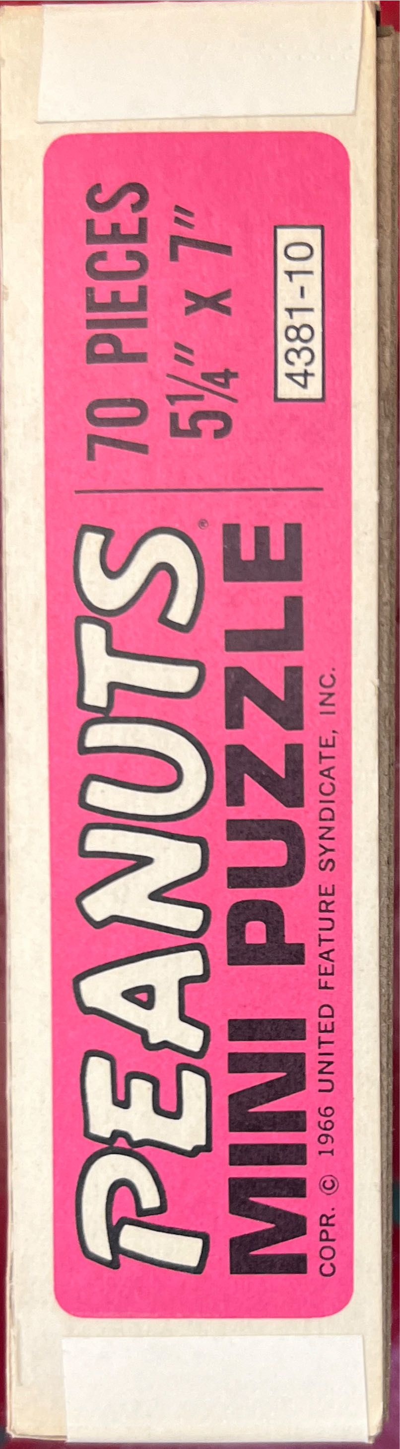 Peppermint Pattie - Milton Bradley (MB) 🇺🇸 puzzle collectible - Main Image 2