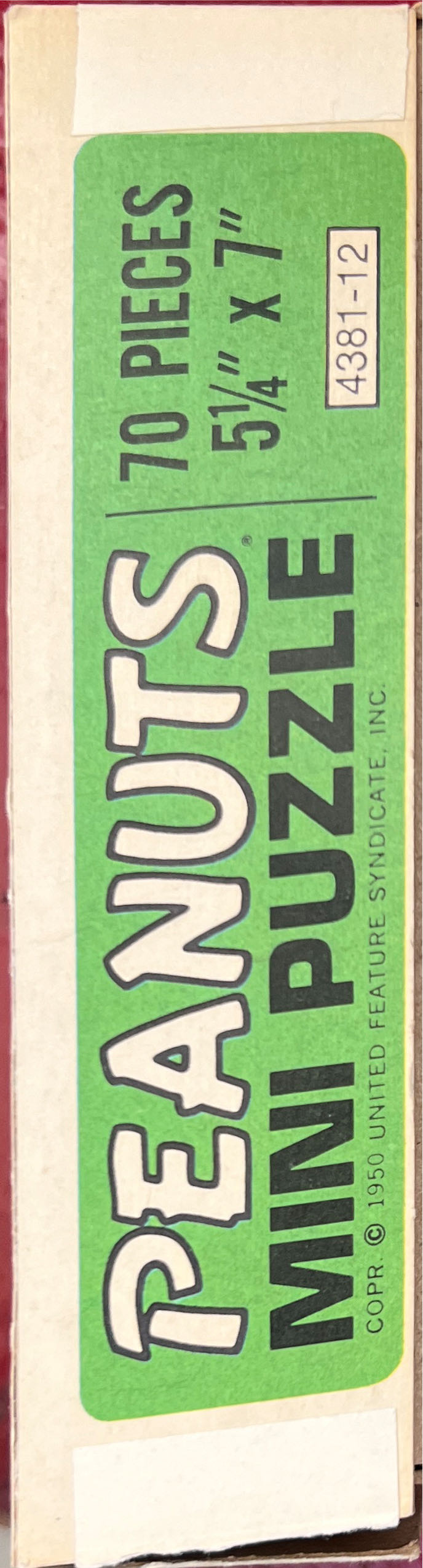 Charlie Brown - Milton Bradley (MB) 🇺🇸 puzzle collectible - Main Image 2