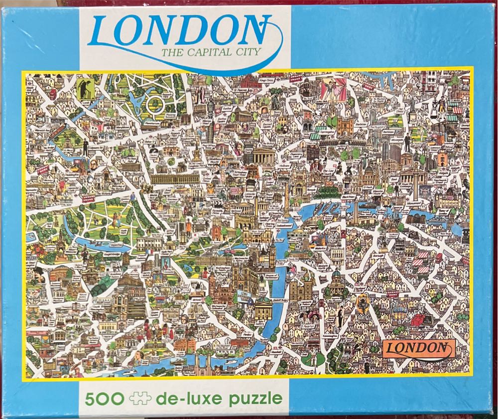 London The Capital City 500 Piece Jigsaw - De-luxe Puzzle puzzle collectible [Barcode 5011145013454] - Main Image 2