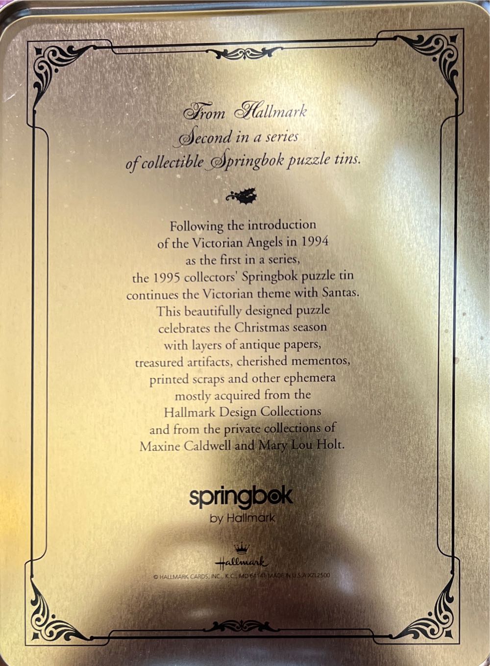 Victorian Santas 1995 - Sprinbok puzzle collectible - Main Image 3