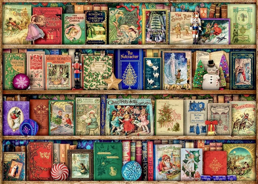 The Christmas Library 🔒 - Ravensburger puzzle collectible [Barcode 4005556198016] - Main Image 2