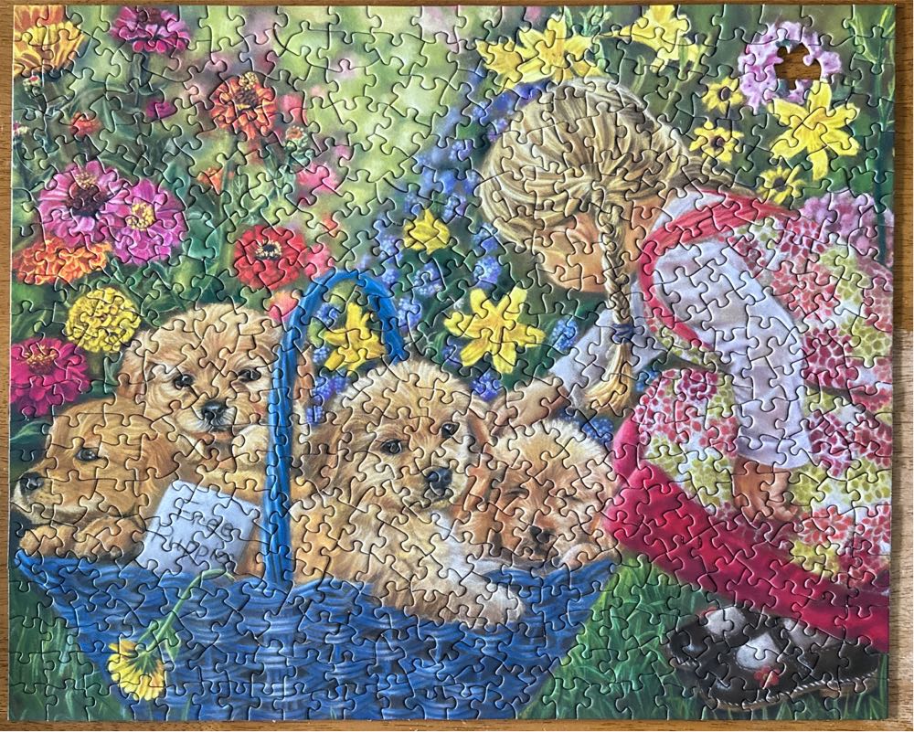 Basket Full Of Love - Bits & Pieces puzzle collectible [Barcode 192949020154] - Main Image 2