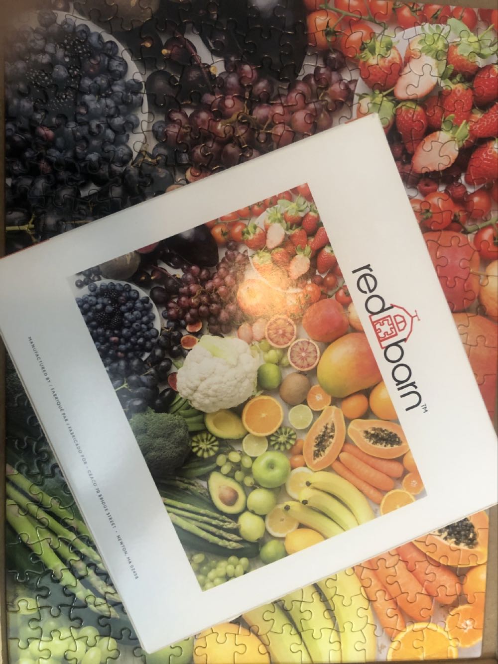 Healthy Eating - Ceaco Red Barn puzzle collectible [Barcode 021081520041] - Main Image 4