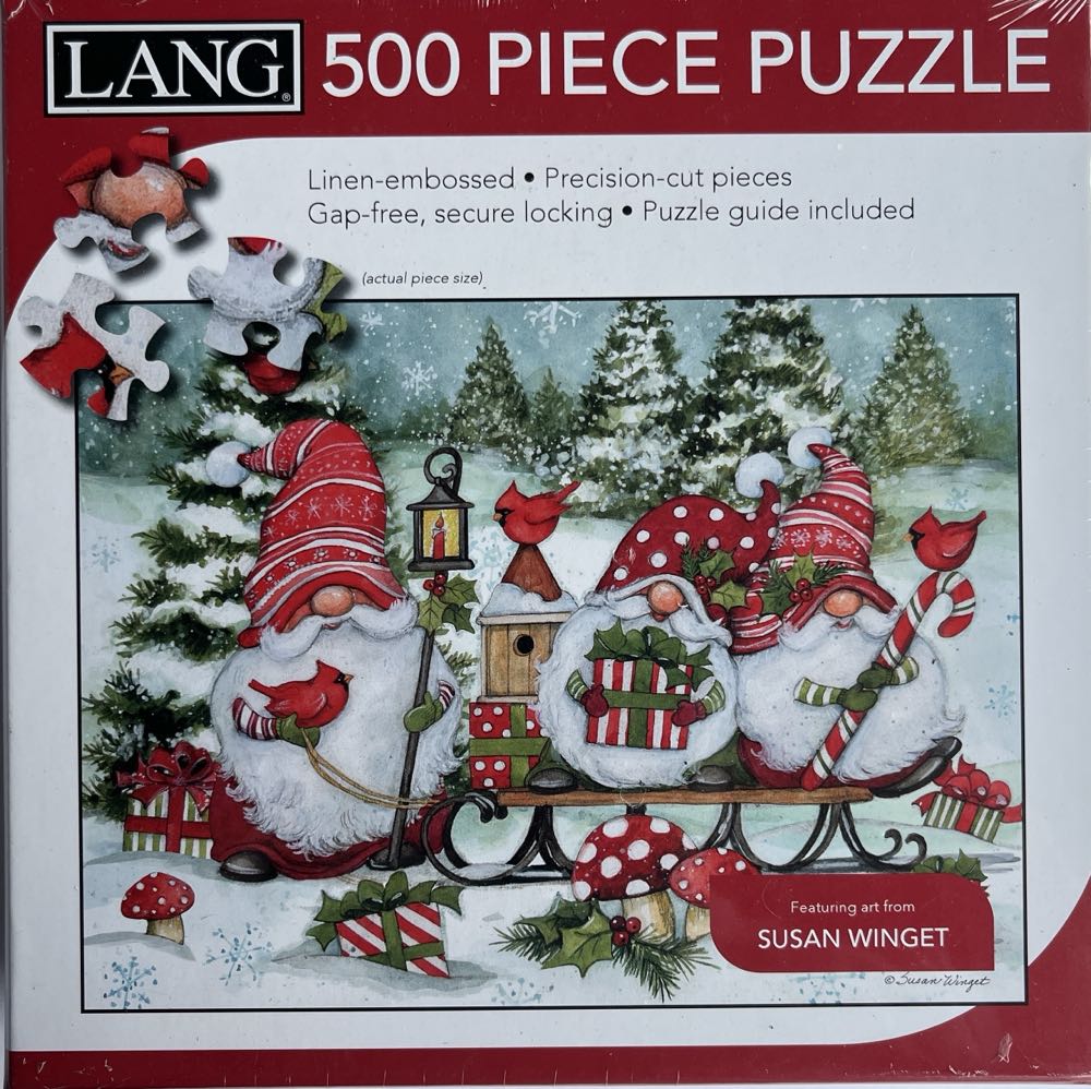 Holiday Gnomes - Lang puzzle collectible [Barcode 9781469427539] - Main Image 2