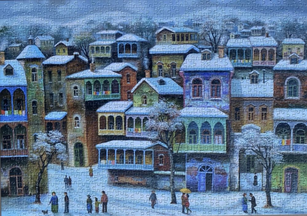 Snow In Old Tbilisi - Magnolia puzzle collectible [Barcode 8699375066234] - Main Image 3