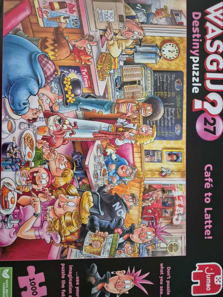 Destiny #27 - Café To Latte! - Wasgij puzzle collectible [Barcode 8710126018552] - Main Image 3