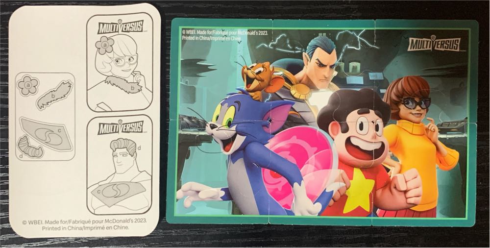 Multiversus (Velma/Superman) - McDonald’s puzzle collectible - Main Image 4