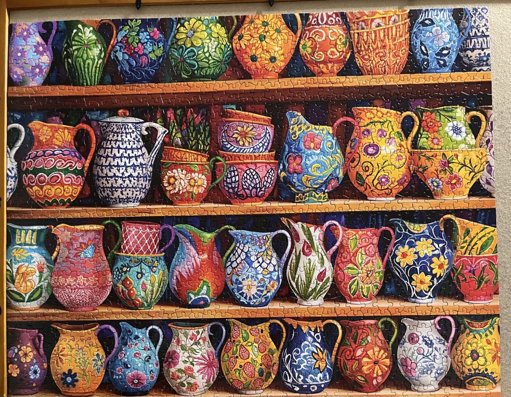 Pretty As A Pitcher - White Mountain puzzle collectible [Barcode 724819267958] - Main Image 2