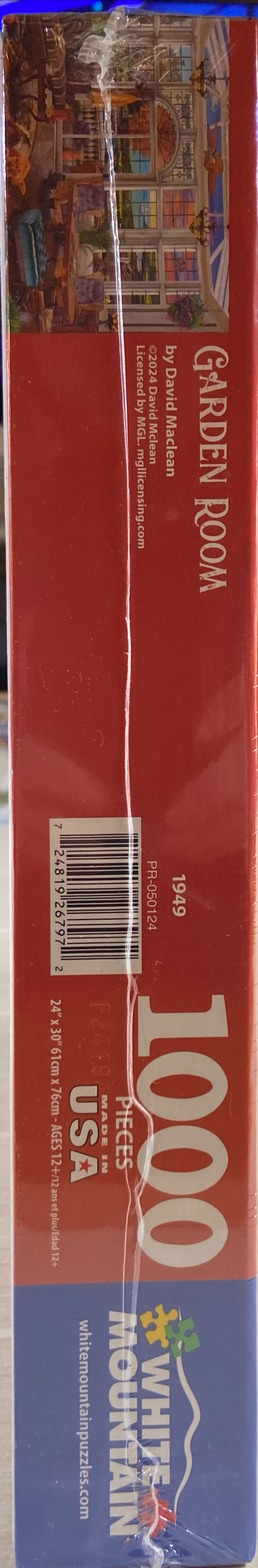 Garden Room - White Mountain puzzle collectible [Barcode 724819267972] - Main Image 2