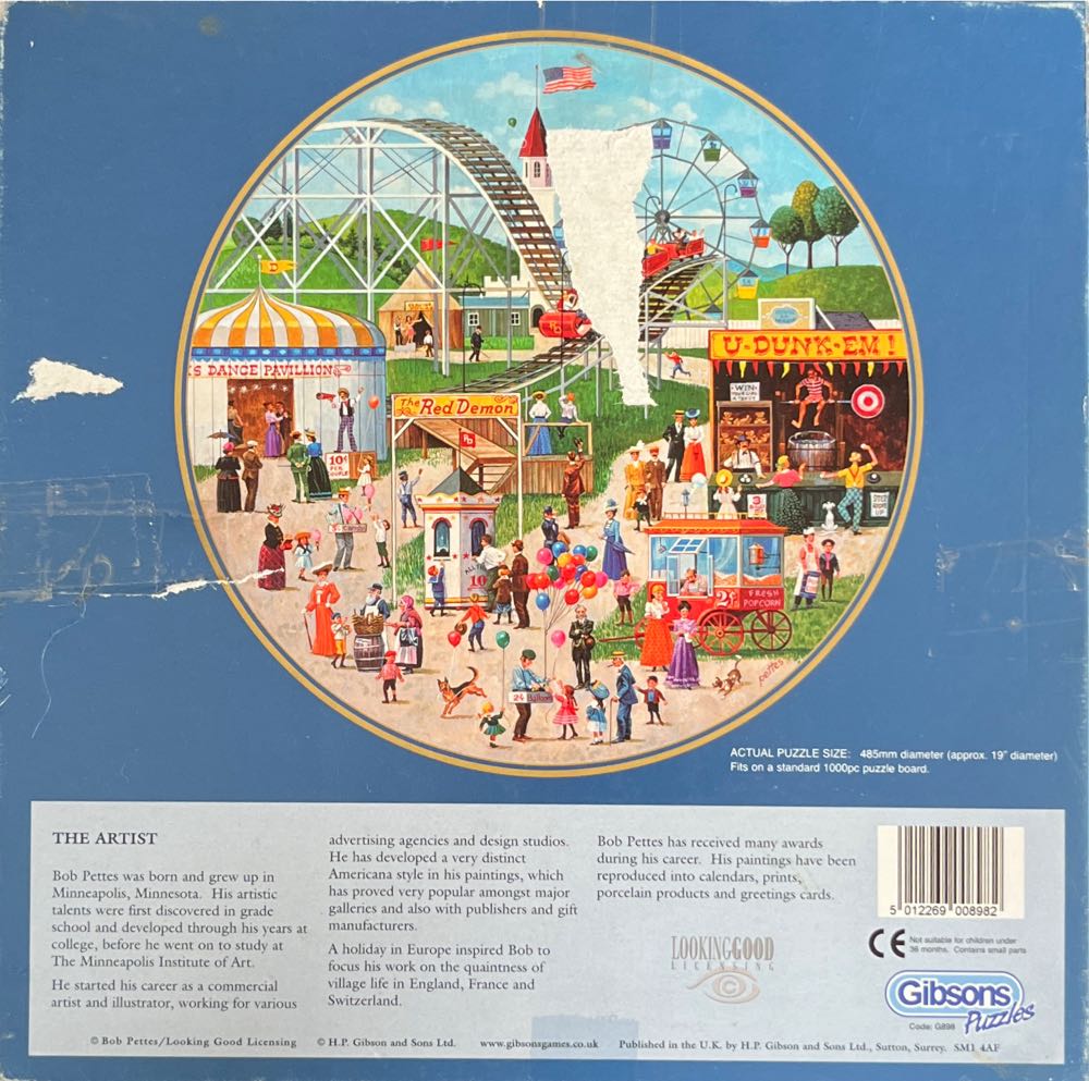 Fairground Frolics 🔴 - Gibsons puzzle collectible [Barcode 5012269008982] - Main Image 3