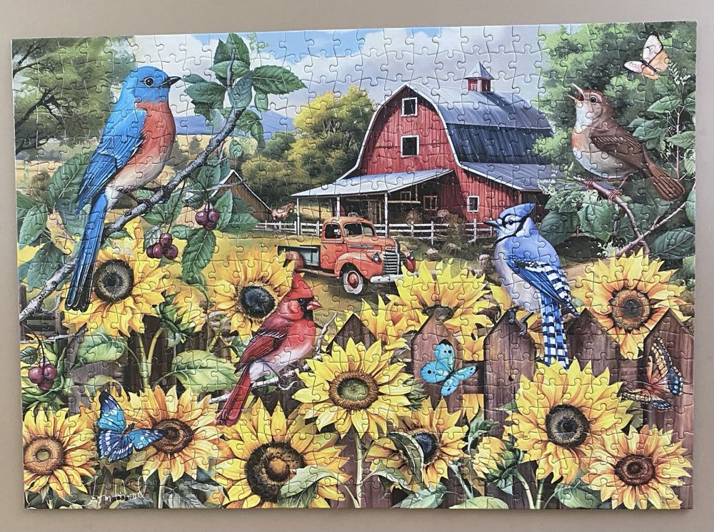 Sunflower Friends - Buffalo Games puzzle collectible [Barcode 079346332694] - Main Image 3