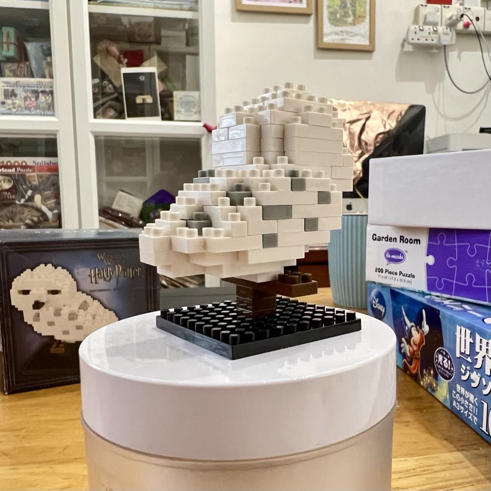Harry Potter, Hedwig Nanoblock  puzzle collectible [Barcode 2447105599998] - Main Image 3