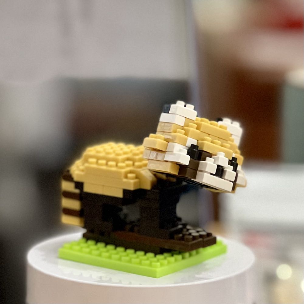 Daiso Petit Block Series From Japan Lesser Animal Mini Panda 3d Small  puzzle collectible [Barcode 4550480067667] - Main Image 2