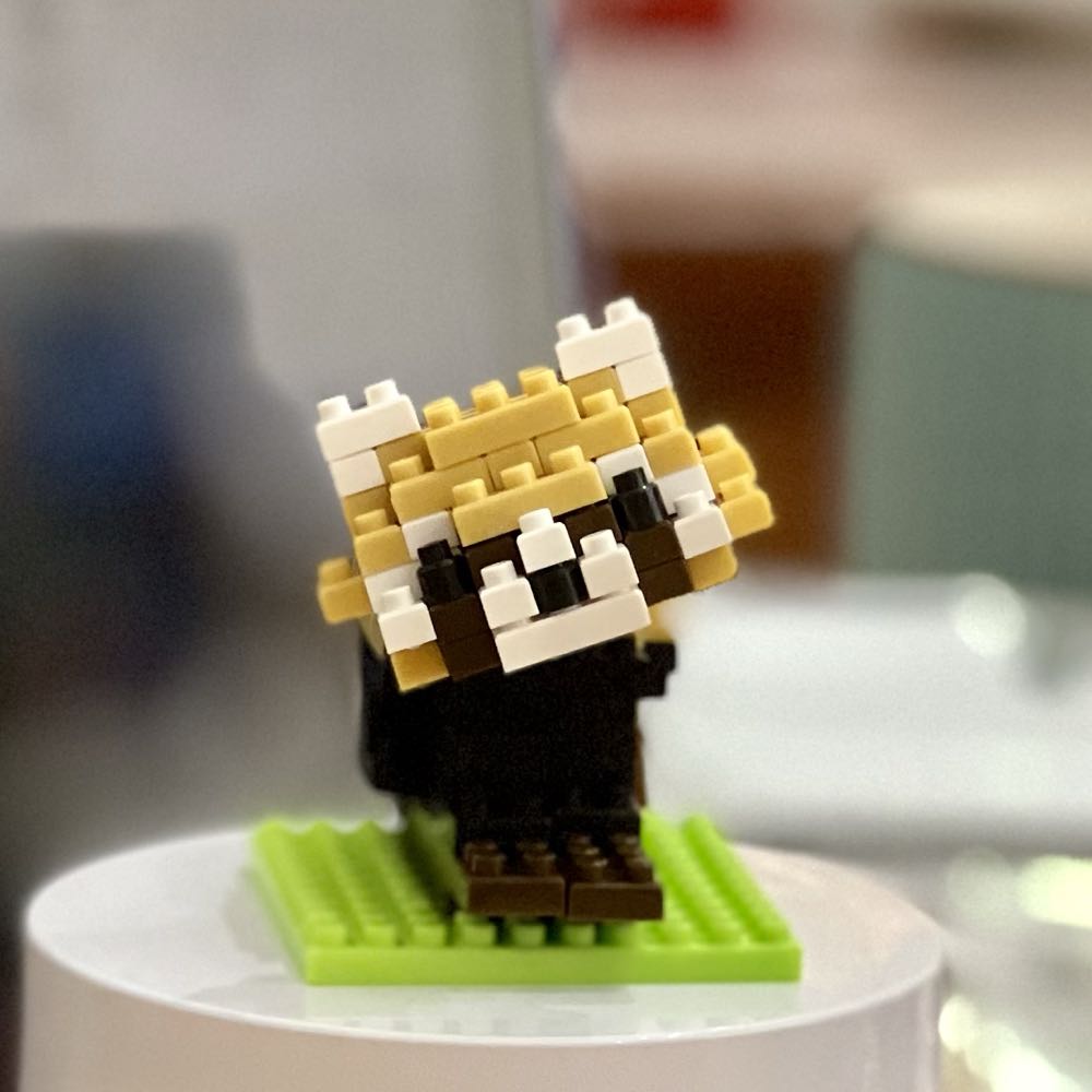 Daiso Petit Block Series From Japan Lesser Animal Mini Panda 3d Small  puzzle collectible [Barcode 4550480067667] - Main Image 4