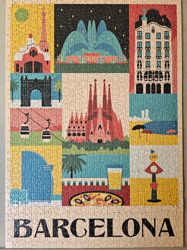Barcelona Style In The City - Clementoni 🇮🇹 puzzle collectible [Barcode 8005125398478] - Main Image 2