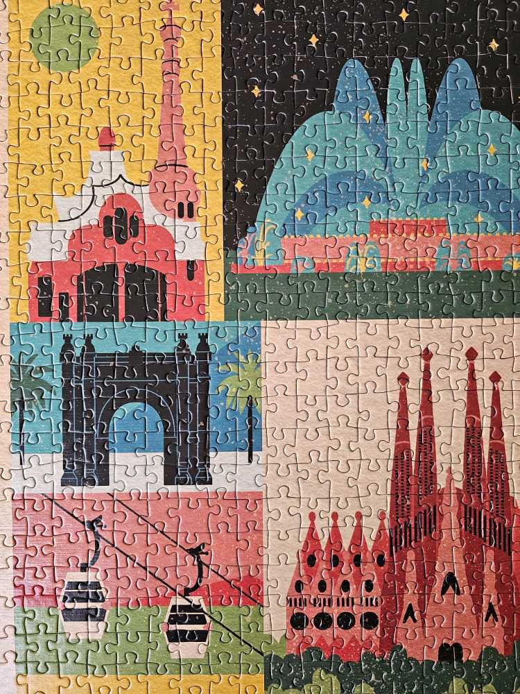 Barcelona Style In The City - Clementoni 🇮🇹 puzzle collectible [Barcode 8005125398478] - Main Image 3