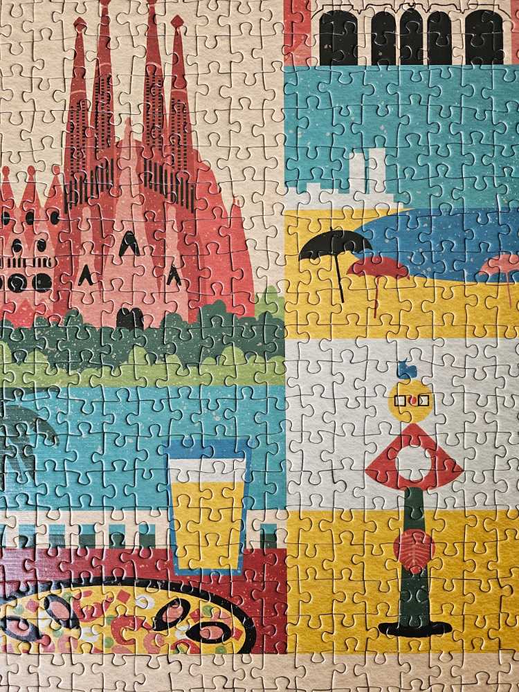 Barcelona Style In The City - Clementoni 🇮🇹 puzzle collectible [Barcode 8005125398478] - Main Image 4