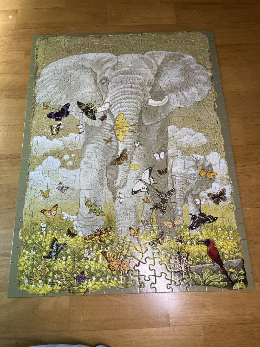 African Elephant - Pastime Puzzles puzzle collectible [Barcode 714043071223] - Main Image 2