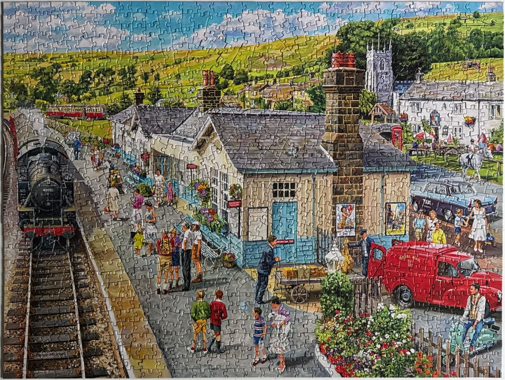 The Village Station - Bits & Pieces puzzle collectible - Main Image 2