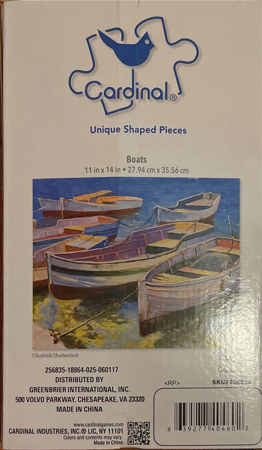 Boats - Cardinal Industries puzzle collectible [Barcode 639277404602] - Main Image 2