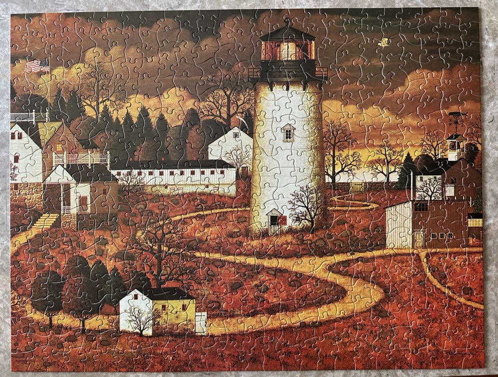 This Land…The Lighthouse - Parker Jigsaw puzzle collectible - Main Image 3