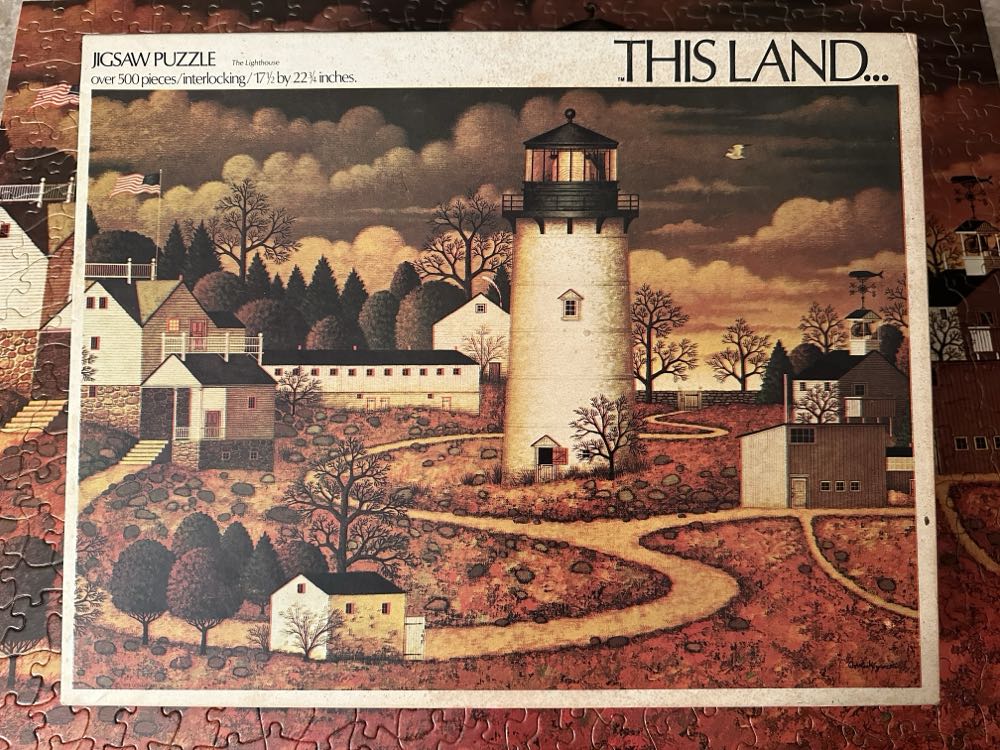 This Land…The Lighthouse - Parker Jigsaw puzzle collectible - Main Image 4