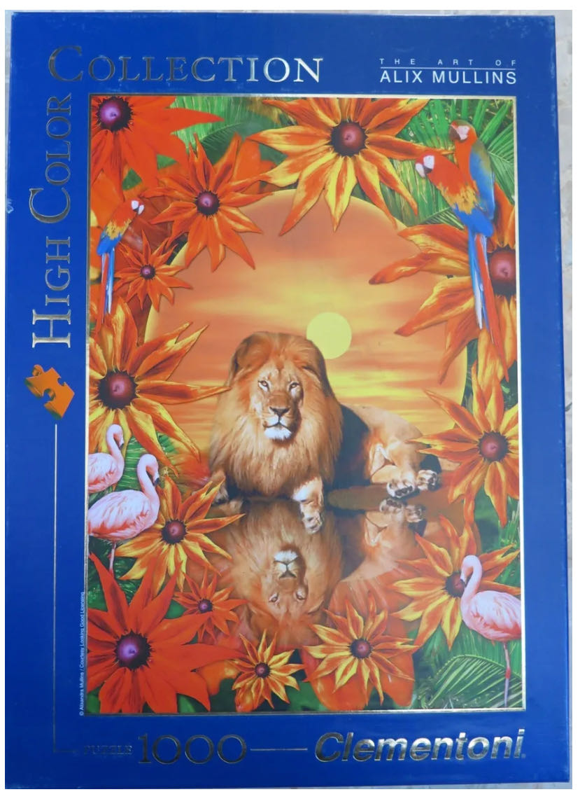 Lion, The Art of Alix Mullins - Clementoni puzzle collectible - Main Image 2